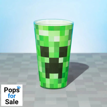 Minecraft Pint Glass Creeper Glasses & Coasters