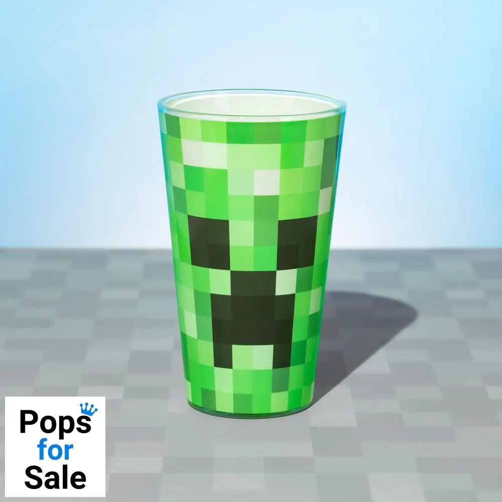 Minecraft Pint Glass Creeper