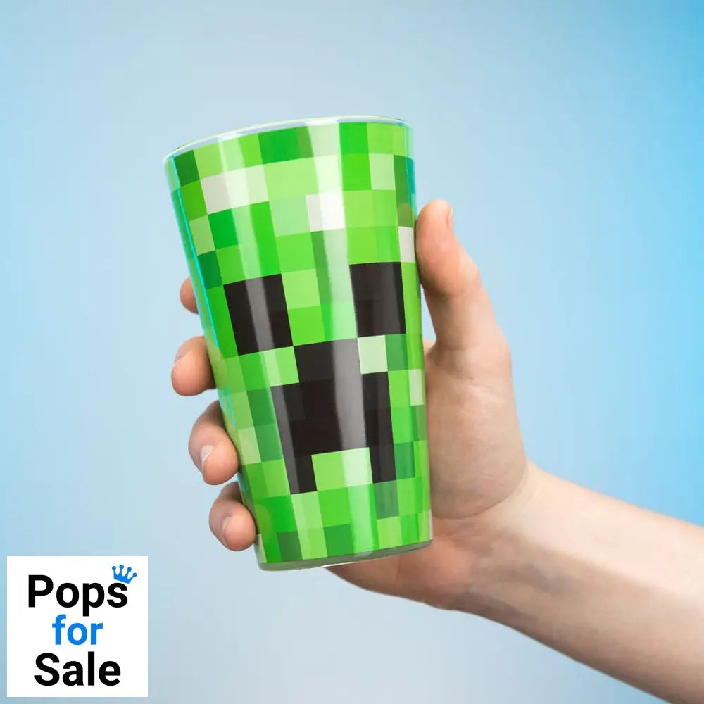 Minecraft Pint Glass Creeper