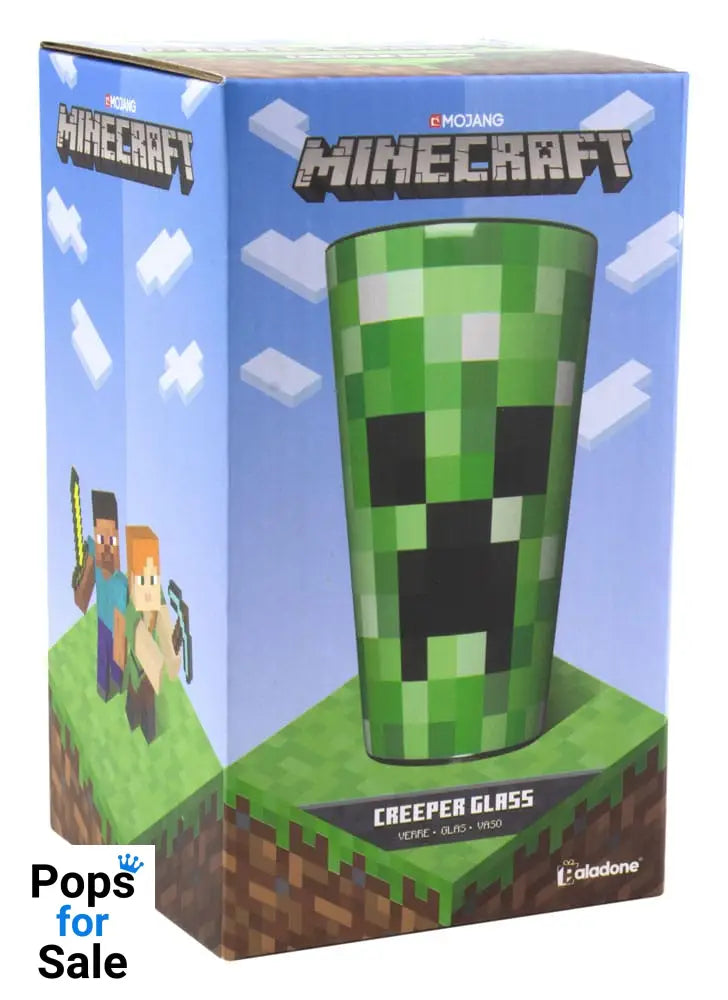 Minecraft Pint Glass Creeper