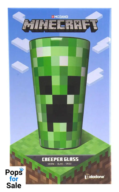 Minecraft Pint Glass Creeper