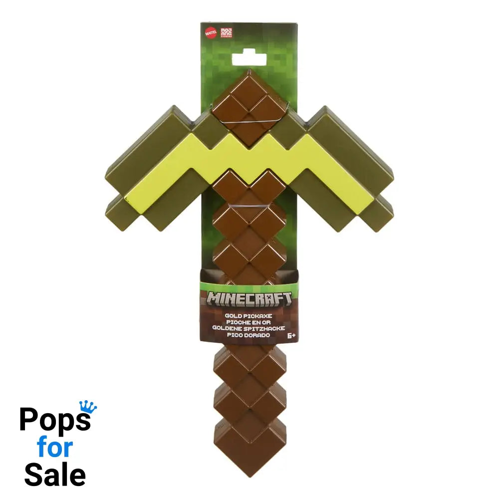 Minecraft Roleplay Replica Gold Pickaxe