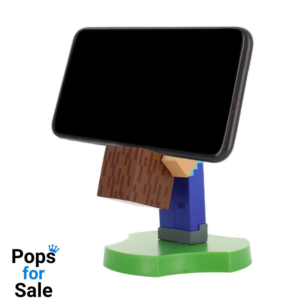 Minecraft Steve Guys Holdems Cable Guys Mini Device Holder and Phone Stand 11cm