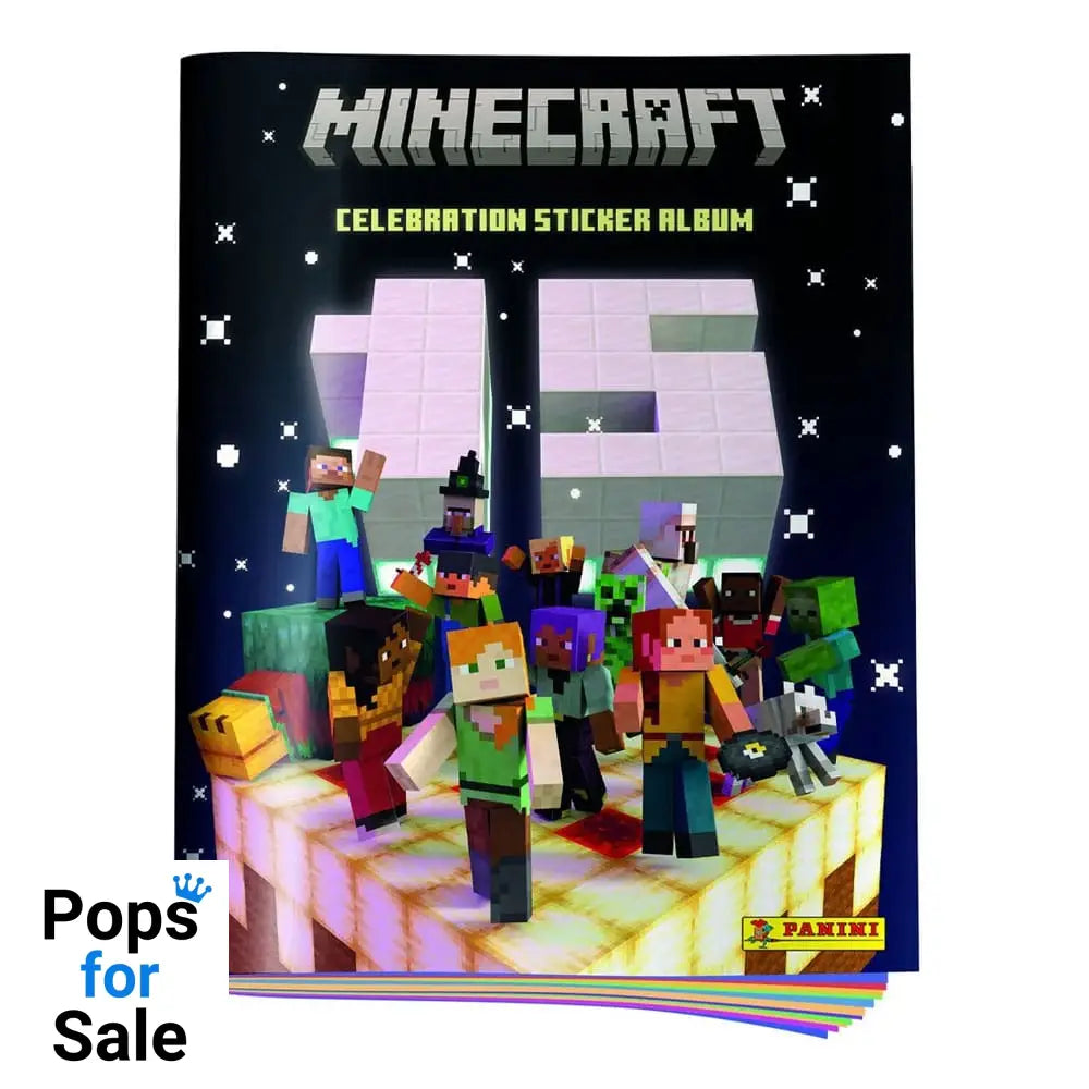 Minecraft Sticker Collection Album 15th Anniversary Celebration *German Version*