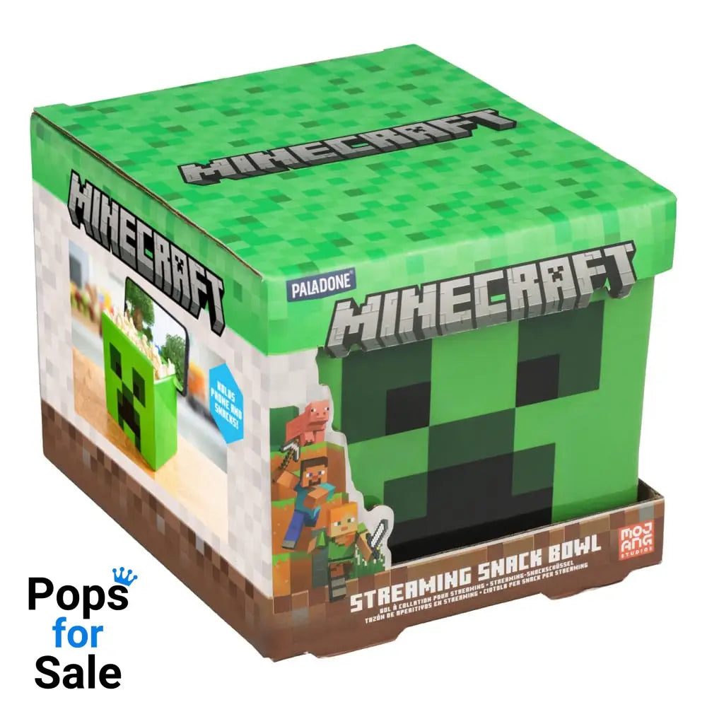 Minecraft Streaming Snack Bowl Creeper