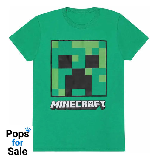 Minecraft T-Shirt Creeper Face  Size M