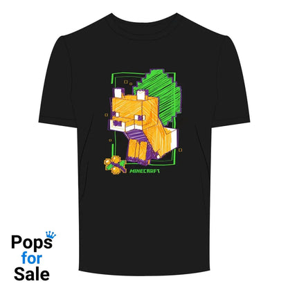 Minecraft T-Shirt Fox Size XL