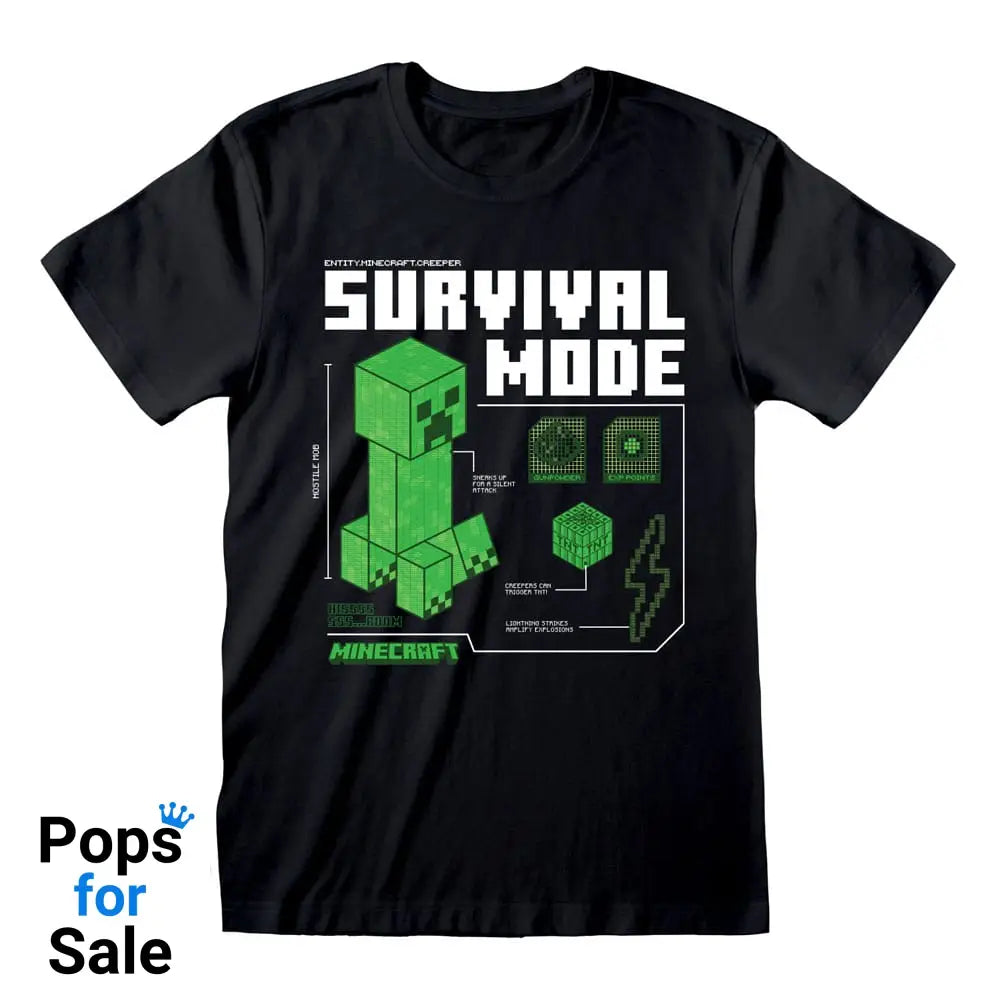 Minecraft T-Shirt Survival Size S T-shirts