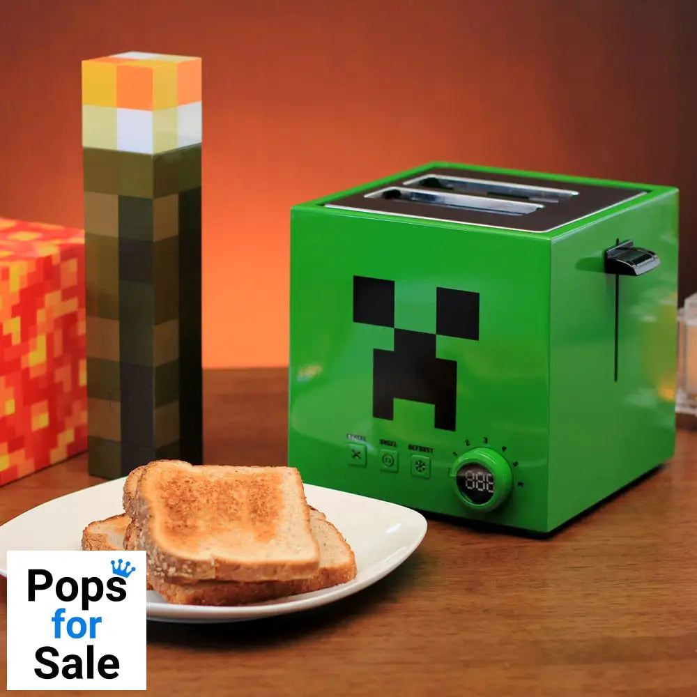 Minecraft Toaster Green Creeper Cube