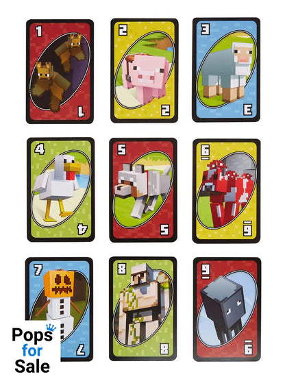 Minecraft UNO Card Game Playing cards