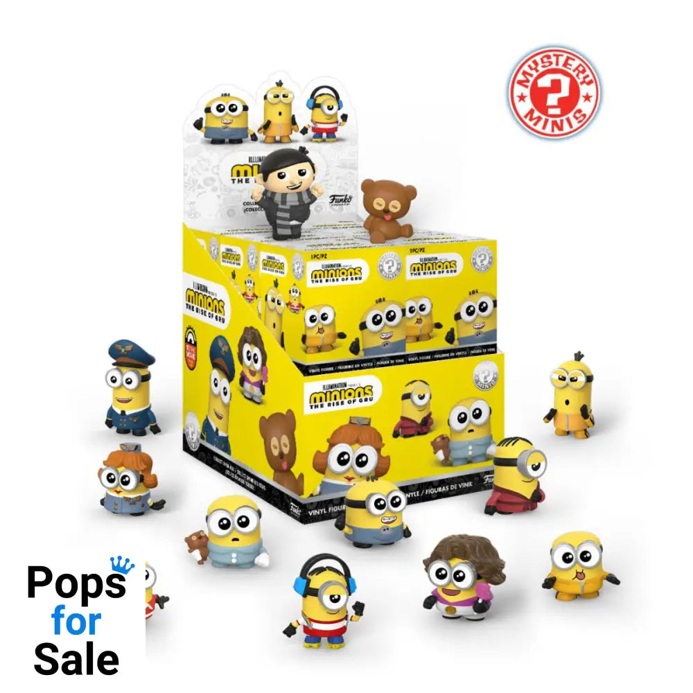 Minions II Mystery Minis Vinyl Mini Figures 6 cm Display (12) Funko POP Mini-figures