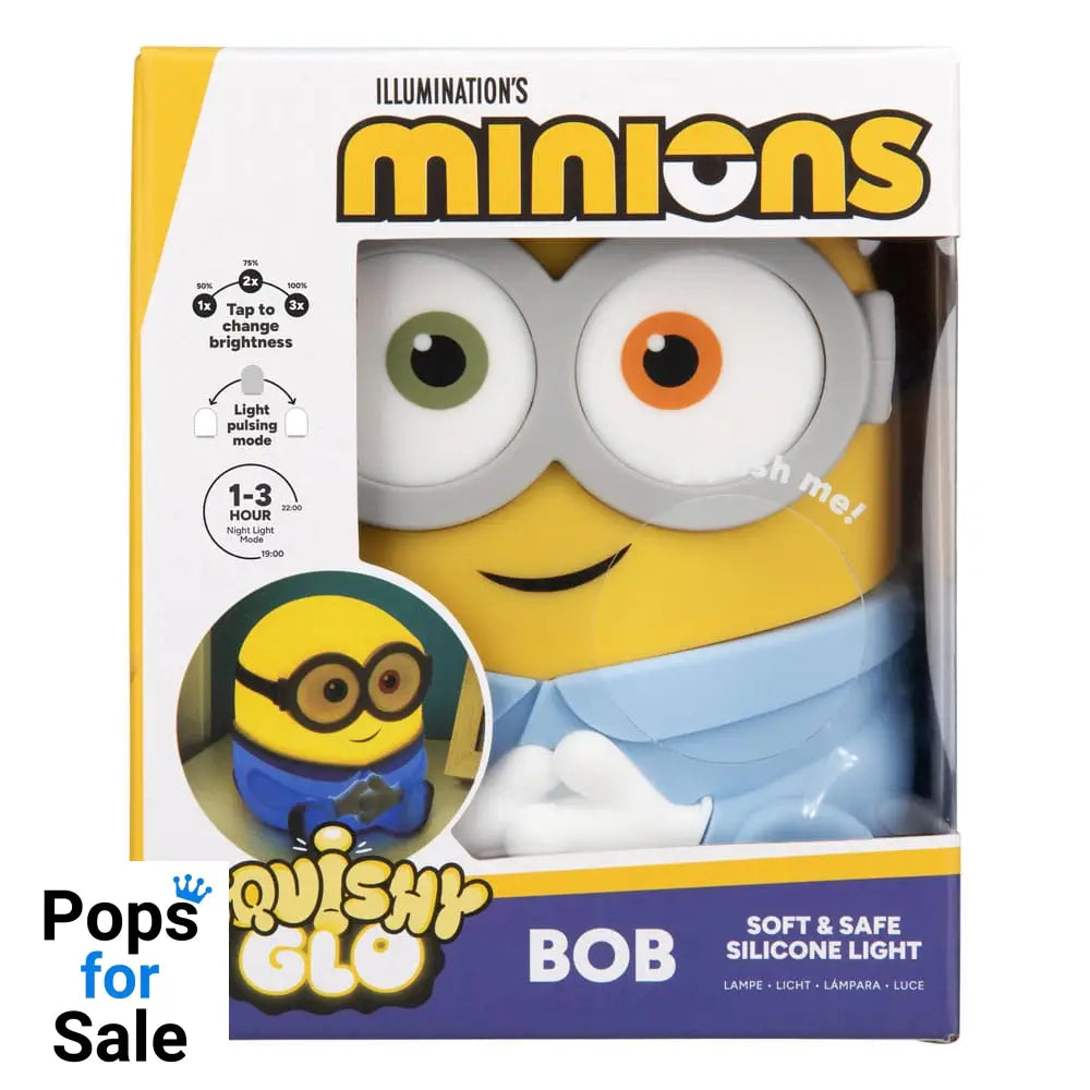 Minions Squishy Glo Silicon Light Bob 15 cm