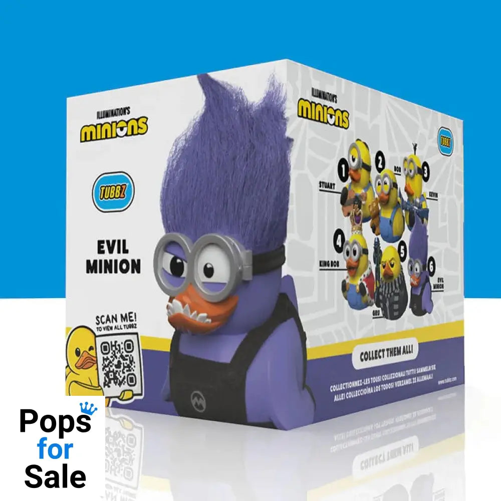 Minions Tubbz PVC Figure Purple Minion Boxed Edition 10 cm Mini-figures