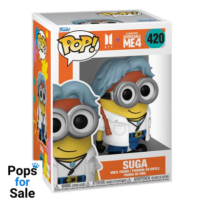 Minions x BTS POP! Rocks Vinyl Figure SUGA 9 cm