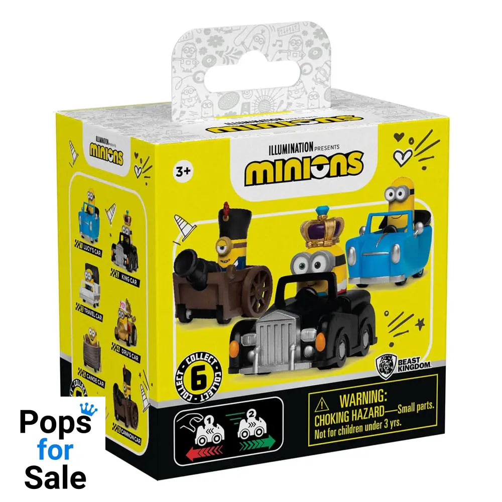 Minions Zoom Hero Pullback Vehicles with Figures Blind Box Assortment (12)