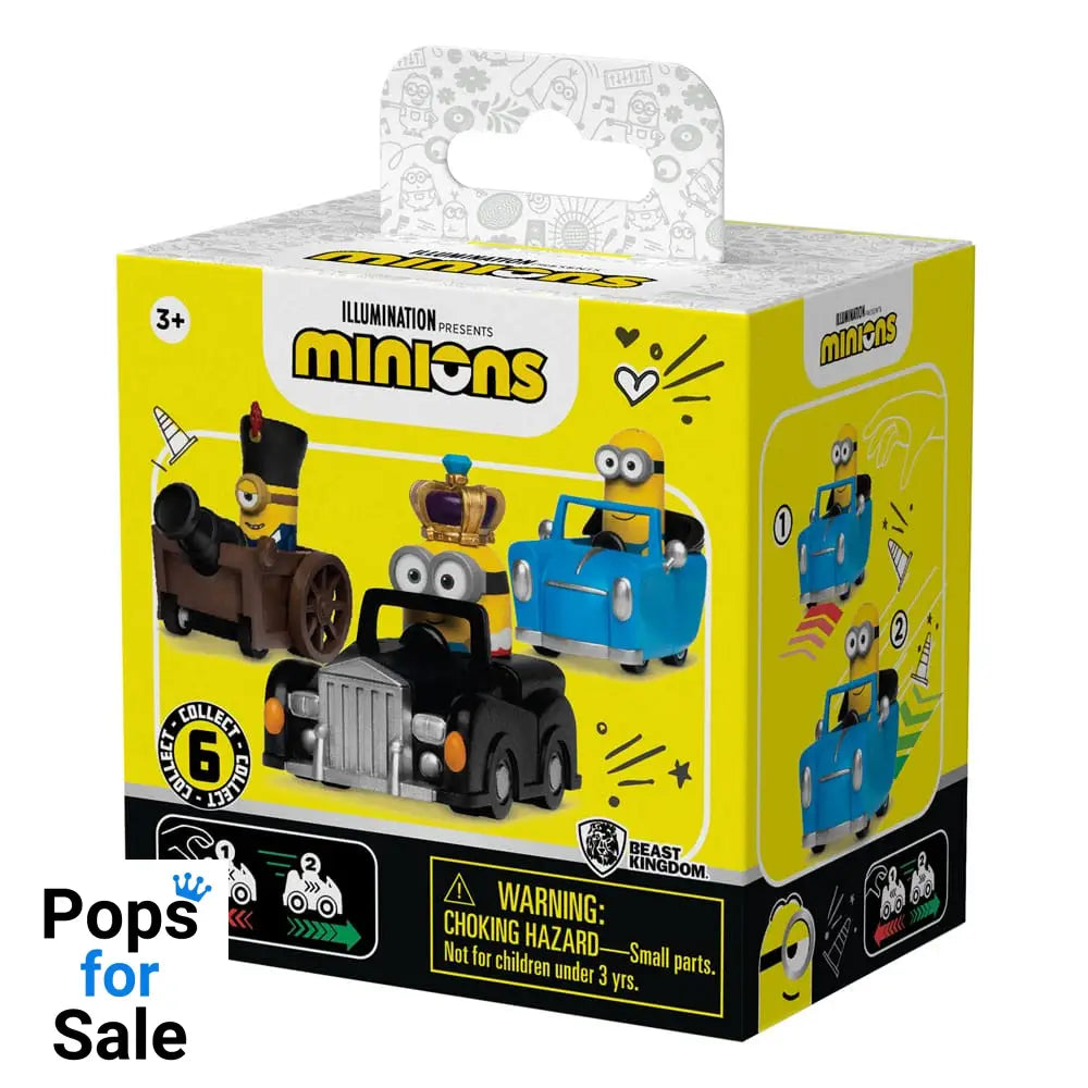 Minions Zoom Hero Pullback Vehicles with Figures Blind Box Assortment (12)
