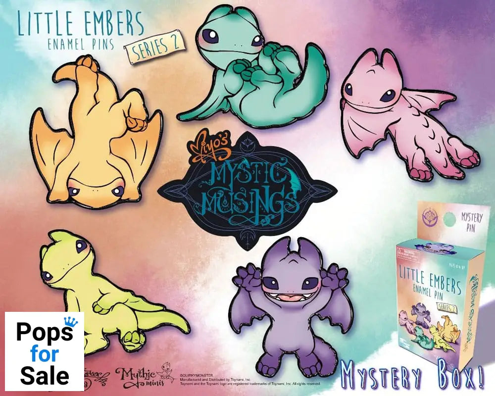 Miyo's Mystic Musings Enamel Pins Little Embers Series 2 5 cm Blind Box Display (10)