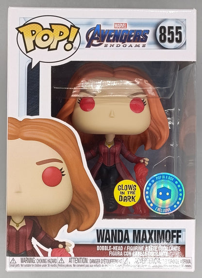 855 Wanda Maximoff - Glow - Marvel Avengers Endgame - Funko POP - Box Damaged