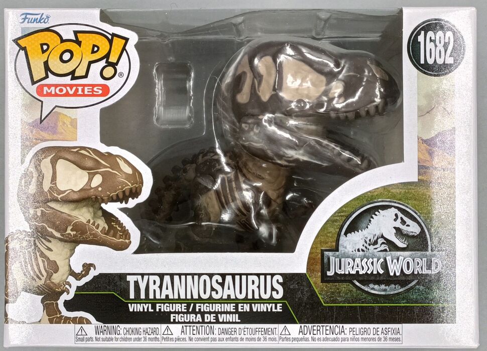 1682 Tyrannosaurus (Fossil) - Jurassic World Funko POP - Brand New - ON DEMAND
