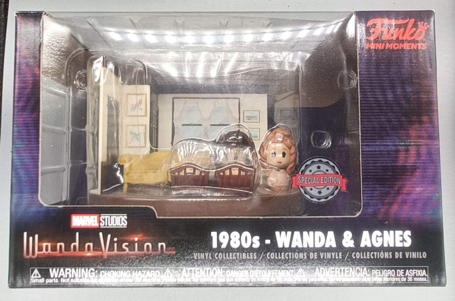 1980s Wanda & Agnes Wandavision Marvel Wandavision Funko Mini Moments - Funko POP - Box Damaged