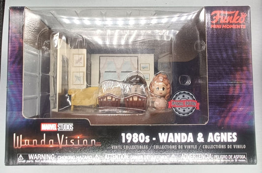1980s Wanda & Agnes Wandavision Marvel Wandavision Funko Mini Moments - Funko POP - Box Damaged