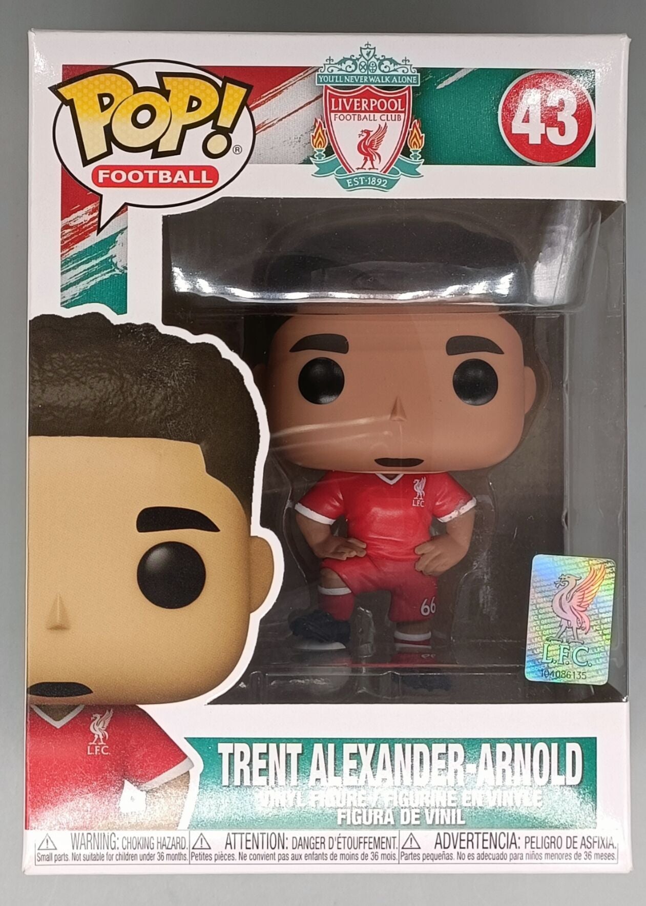 43 Trent Alexander-Arnold - Liverpool FC - Football Funko POP