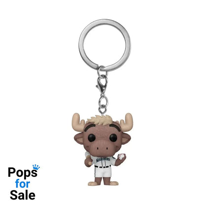 MLB POP! Vinyl Keychains 4 cm Mariners- Mariner Moose Display (12)