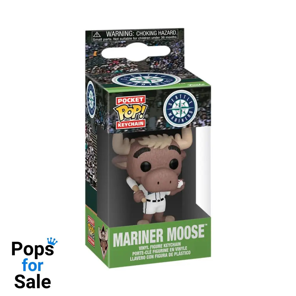 MLB POP! Vinyl Keychains 4 cm Mariners- Mariner Moose Display (12)