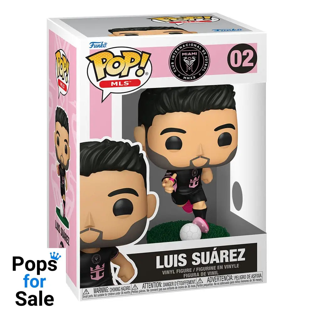 MLS POP! Sports Vinyl Figure Inter Miami- Luis Suarez(away) 9 cm