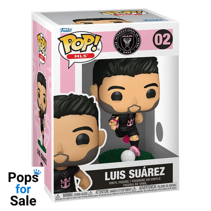 MLS POP! Sports Vinyl Figure Inter Miami- Luis Suarez(away) 9 cm