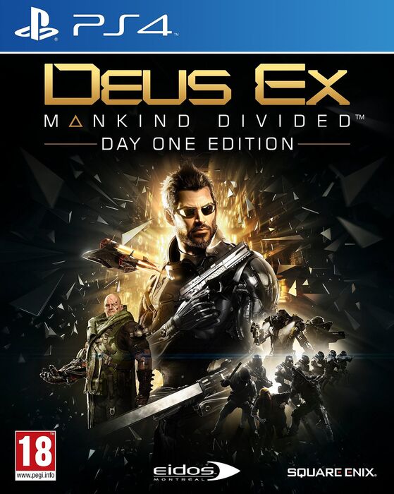 Deus Ex Mankind Divided Day One Edition for Playstation 4 (PS4) - [NEW]