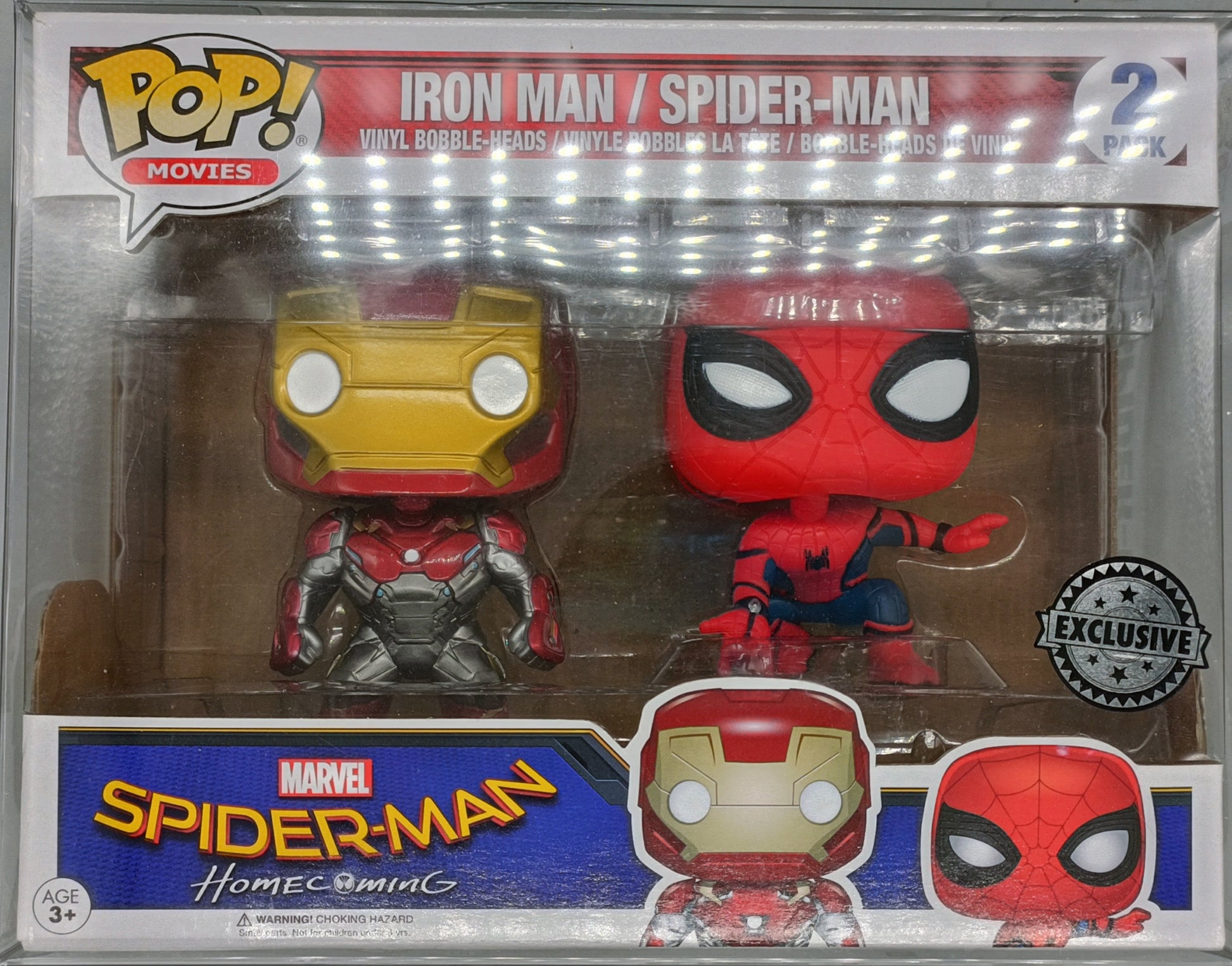 [2 Pack] Iron Man / Spider-Man - Marvel Spider-Man Homecoming Funko POP