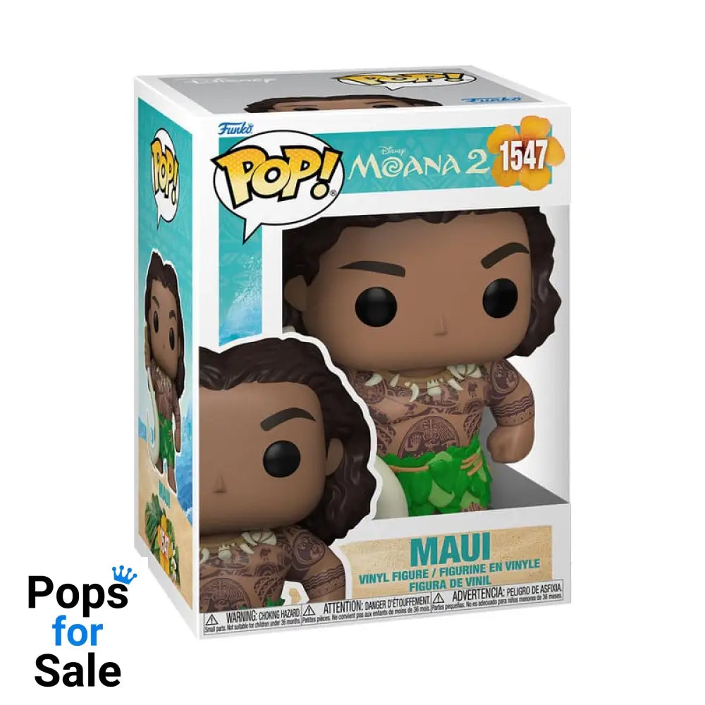 Moana 2 POP! & Buddy Vinyl Figure Maui with Fish Hook 9 cm