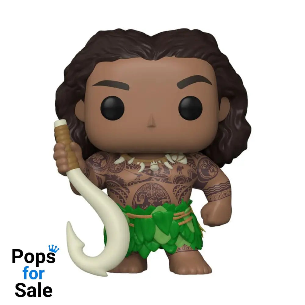 Moana 2 POP! & Buddy Vinyl Figure Maui with Fish Hook 9 cm POP! Figures