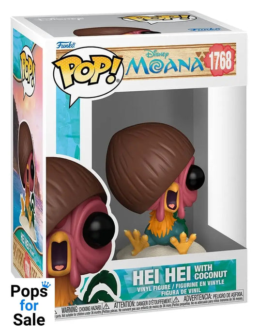 Moana POP! & Buddy Vinyl Figure Hei Hei w/Coconut 9 cm