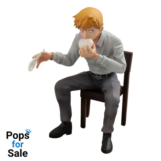 Mob Psycho 100 III x Bunbougu Cafe 2022 PVC Statue Arataka Reigen 14 cm