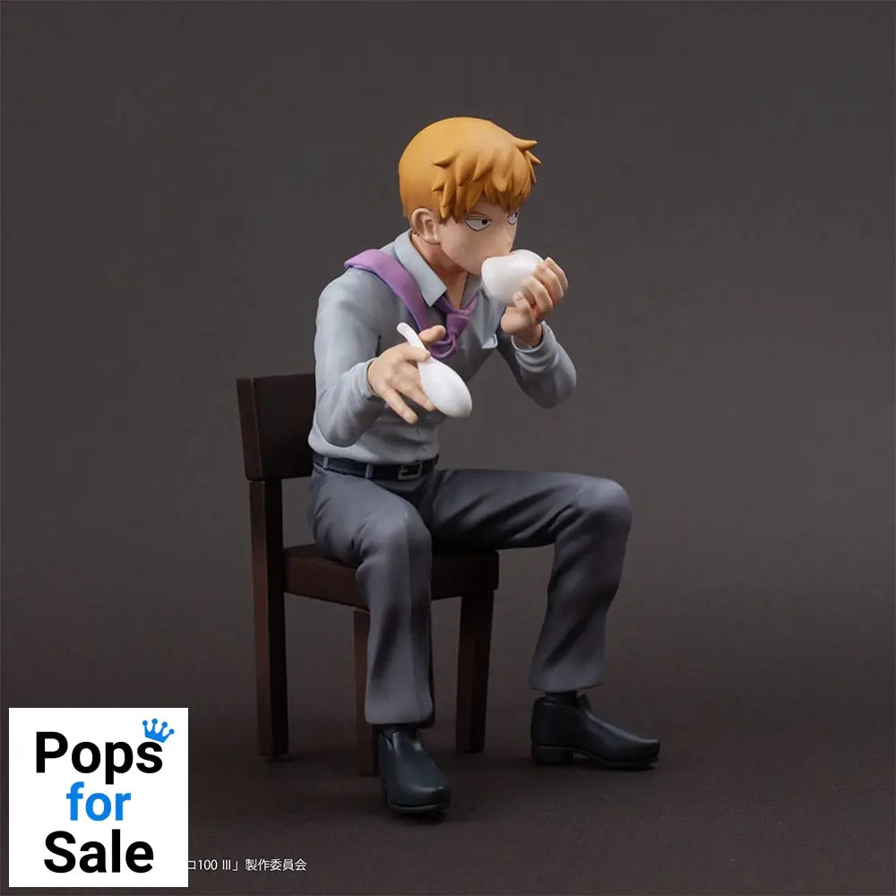 Mob Psycho 100 III x Bunbougu Cafe 2022 PVC Statue Arataka Reigen 14 cm