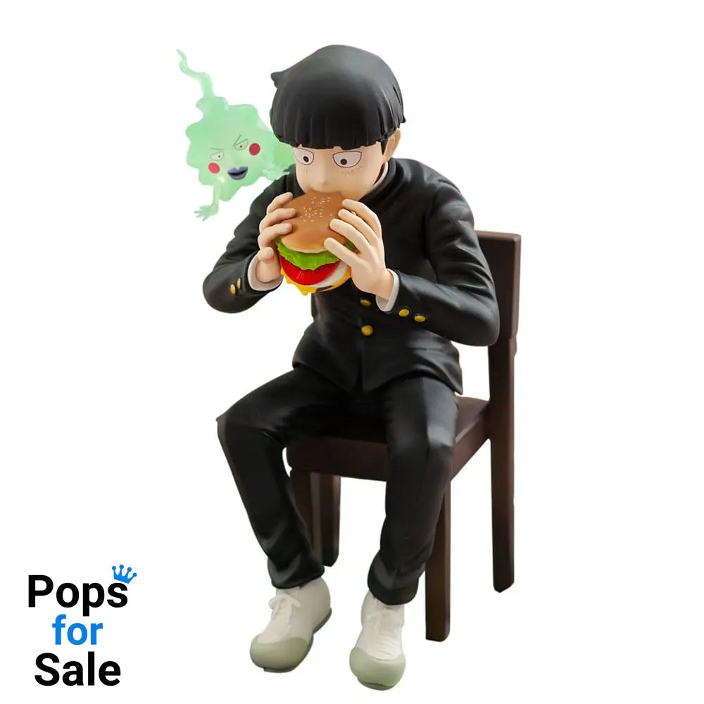 Mob Psycho 100 III x Bunbougu Cafe 2022 PVC Statue Shigeo Kageyama & Ekubo 13 cm