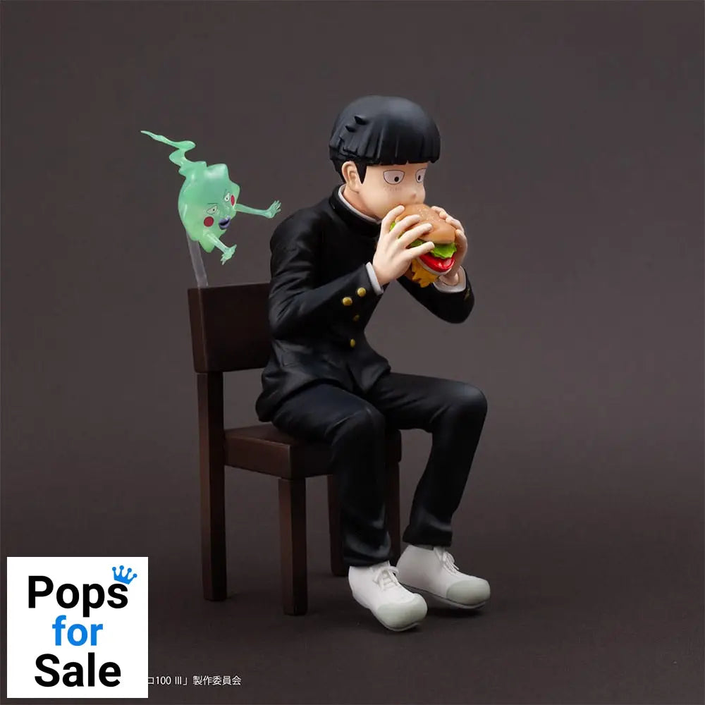 Mob Psycho 100 III x Bunbougu Cafe 2022 PVC Statue Shigeo Kageyama & Ekubo 13 cm