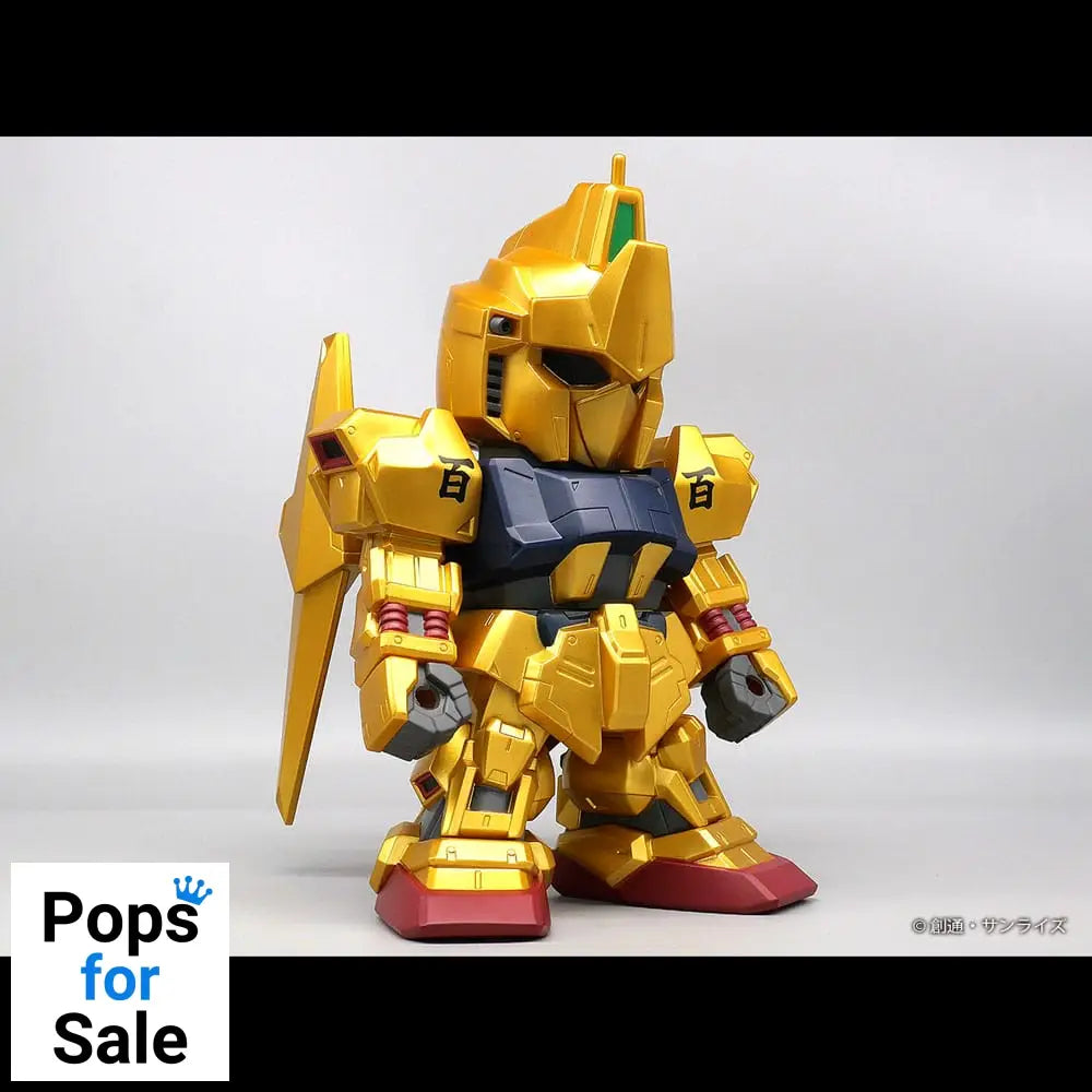 Mobile Suit Gundam Jumbo Sofbi Vinyl Figure Hyakushiki Gold Ver. 30 cm
