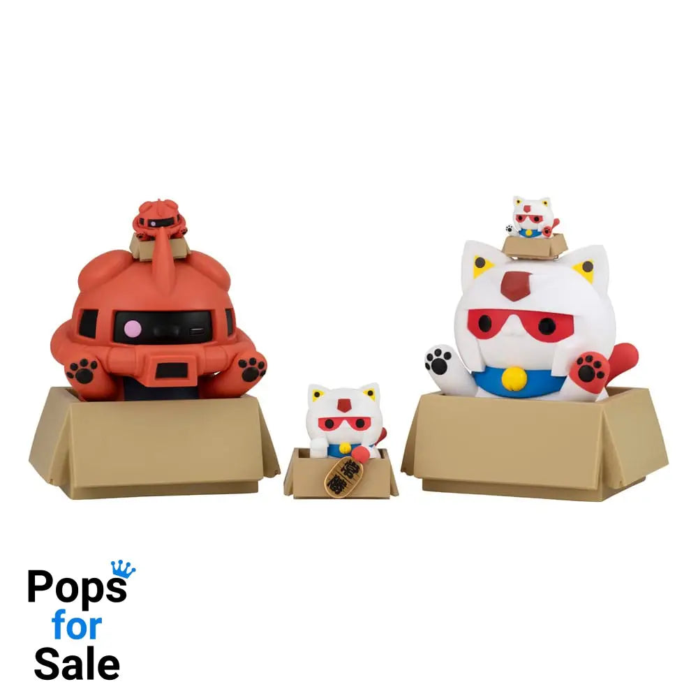 Mobile Suit Gundam Mega Cat Project Nyandam Trading Figure Luckycat 6 cm Blind Box Assortment (6)