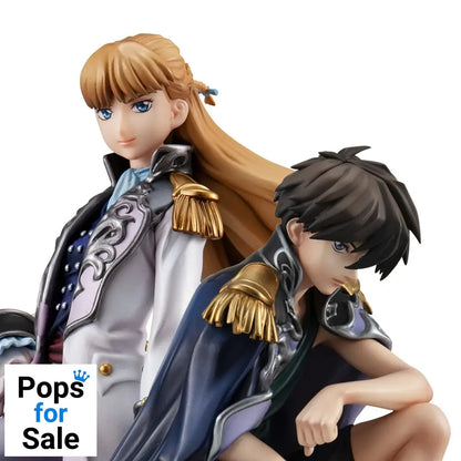 Mobile Suit Gundam Wing Alpha x Omega PVC Statue 1/8 Heero Yuy & Relena Peacecraft Set 30th Anniversary Repaint Ver. 14 cm