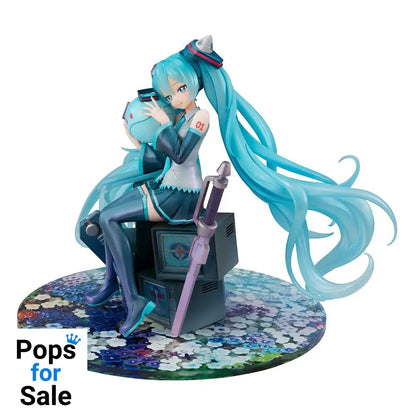 Mobile Suit Gundam x Hatsune Miku Lucrea PVC Statue Hatsune Miku x OO Gundam 45th Anniversary 17 cm Statues