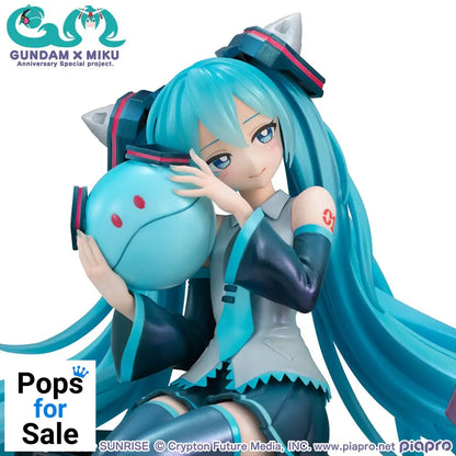 Mobile Suit Gundam x Hatsune Miku Lucrea PVC Statue Hatsune Miku x OO Gundam 45th Anniversary 17 cm