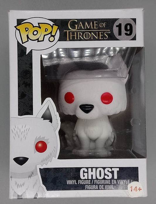 #19 Ghost - Flocked - Game of Thrones - Box Damaged Funko POP