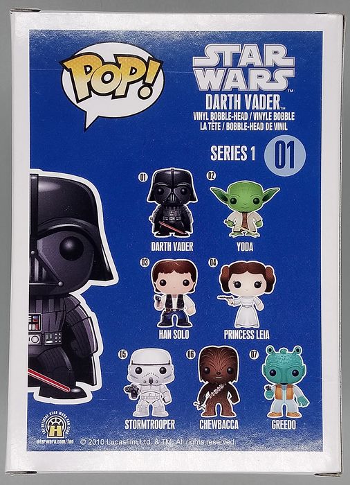 01 Darth Vader - Star Wars Funko POP