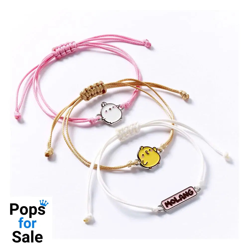 Molang Bracelets 3-Pack Molang and Piu Piu 18 cm Pendants & necklaces