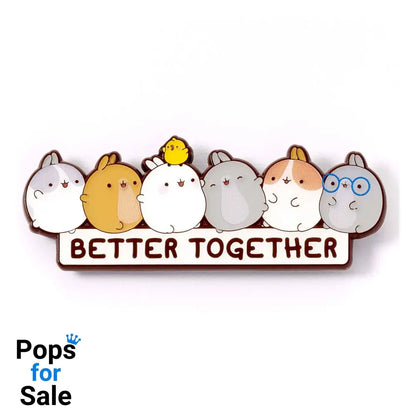Molang Pin Badge Better Together