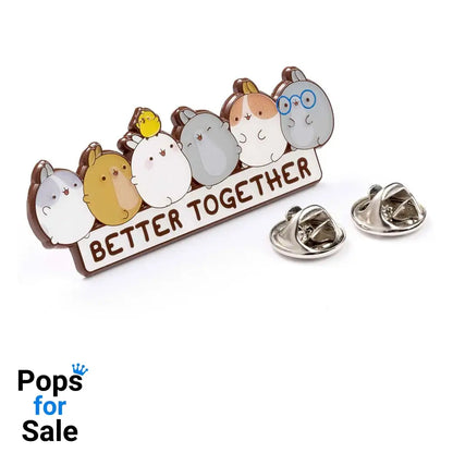 Molang Pin Badge Better Together