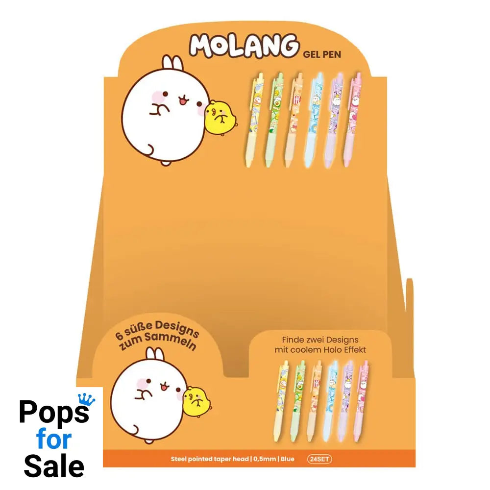Molang Premium Gel Pens Display (24)